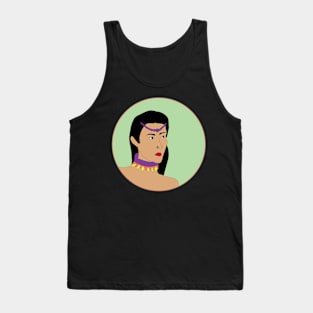 Intense look of a woman Tank Top